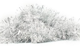 Tinsel+Silver+Large+10cm+x+5m+Ea