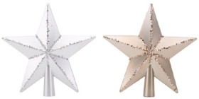 NEW-Christmas-Tree-Topper-Glitter-30cm-Ea on sale