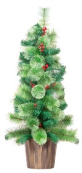 NEW-Christmas-Tree-Berry-Pinecone-in-Pot-12m-Ea on sale