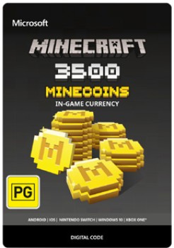 Xbox-Minecraft-3500-Minecoins on sale