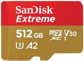 SanDisk-512GB-EXTREME-MircoSDXC on sale