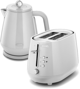 De%CA%BCLonghi+Eclettica+1.7L+Kettle+or+Eclettica+2+Slice+Toaster+-+Whimsical+White