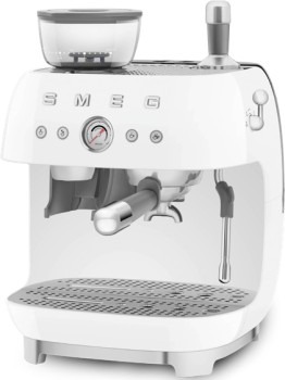 Smeg-50s-Style-Espresso-Machine-with-Grinder-White on sale