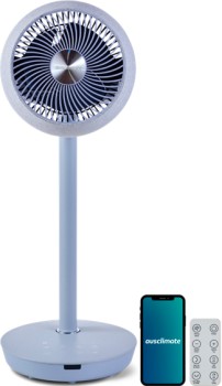 Ausclimate-Ecosmart-Pedestal-Air-Circulator-Stone-Grey on sale