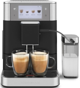KitchenAid-Fully-Auto-Espresso-Machine-with-Milk-Container-Cast-Iron-Black on sale