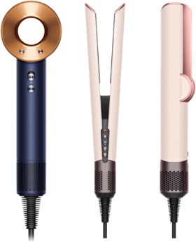 Dyson+Supersonic+Hair+Dryer+-+Prussian+Blue+or+Airstrait+Straightener+Ceramic+-+Pink%2FRose+Gold