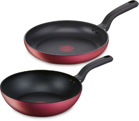 Tefal-Delight-Induction-Non-Stick-Twin-Pack-28cm-Frypan-and-28cm-Wok on sale