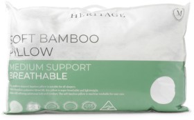 Heritage-Soft-Bamboo-Pillow on sale