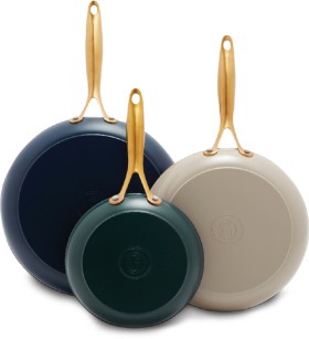 GreenPan-Jewel-3pc-Ceramic-Non-Stick-Frypan-Set-20-24-and-28cm on sale