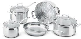 Scanpan+Impact+5pc+Stainless+Steel+Cookware+Set