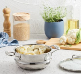 The-Cook-Shop-Baccarat-iconiX-Universal-Steamer-Insert-with-Lid on sale