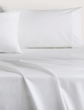 Sheridan+Byren+Percale+Sheet+Set+40cm+-+White%5E