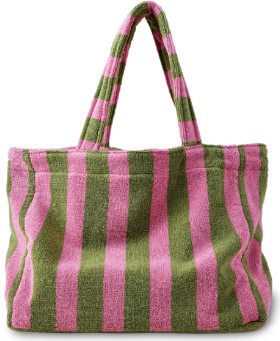 Vue-Reverse-Stripe-Beach-Bag on sale