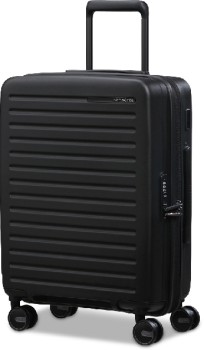 Samsonite-Restackd-Expandable-Spinner-55cm-Black on sale