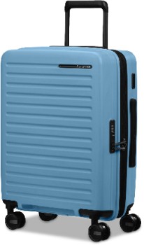 Samsonite-Restackd-Expandable-Spinner-55cm-Ocean-Blue on sale