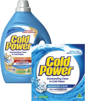 Cold-Power-Laundry-Liquid-2-Litre-or-Powder-2kg on sale