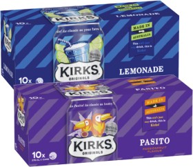 Kirks+Soft+Drink+10x375mL