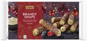 Coles+Christmas+Brandy+Snaps+8+Pack+128g