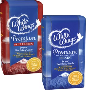 White-Wings-Plain-or-Self-Raising-Flour-2kg on sale