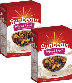 Sunbeam+Dried+Mixed+Fruit+375g