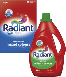 Radiant+Laundry+Liquid+2+Litre+or+Powder+2kg
