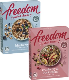 Freedom+Crafted+Blends+Granola+or+Muesli+400g