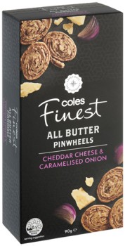 Coles+Finest+All+Butter+Cheese+%26amp%3B+Onion+Pinwheels+90g