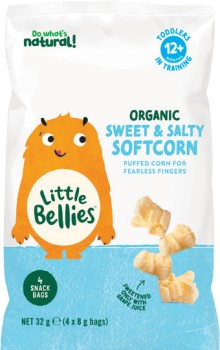 Little+Bellies+Organic+Softcorn+Sweet+Cinnamon+or+Sweet+%26amp%3B+Salty+32g