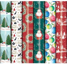 Christmas+Wrap+Salvos+Assorted+Designs+5+metre+x+70cm