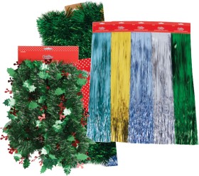 Christmas-Tinsel on sale