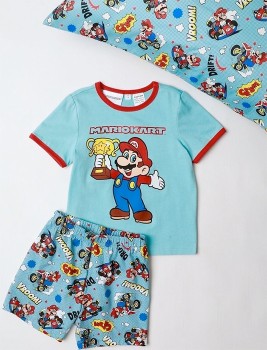 Super-Mario-PJ-Set-Pillowcase on sale