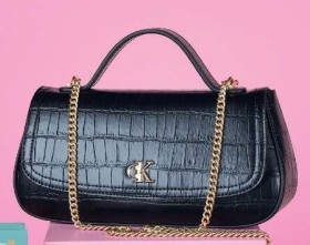 Calvin+Klein+Metal+Croc+Top+Handle+Bag