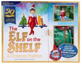 The-Elf-on-the-Shelf-20th-Anniversary-Limited-Edition-Box-with-Bendable-Elf on sale
