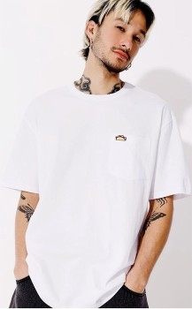 Kenji-Embroidered-Tee-White on sale