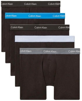 Calvin-Klein-5-Pack-Trunks-Black on sale