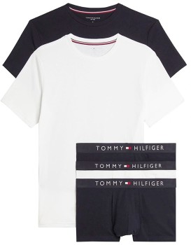 Tommy+Hilfiger+3+Trunks+%26amp%3B+2+Tees+Gift+Pack