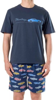 Ford-Mustang-PJ-Set-Navy on sale