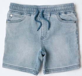 Milkshake-Pull-on-Denim-Short-Light-Denim on sale