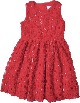 Origami+Holly+Junior+Fit+and+Flare+Dress+-+Scarlette