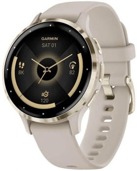 Garmin-Venu-3S-Smartwatch-French-GreySoft-Gold on sale