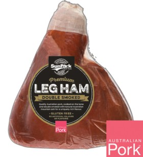 Sunpork+Premium+Double+Smoked+Half+Leg+Ham+Bone+In