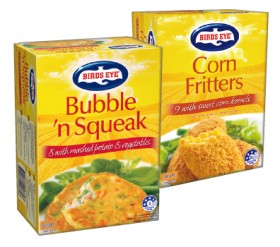 Birds+Eye+Corn+Fritters+500g+or+Bubble%26rsquo%3Bn+Squeak+620g