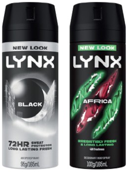Lynx+Deodorant+Body+Spray+or+Antiperspirant+165mL+Selected+Varieties