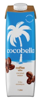 NEW+Cocobella+Coffee+Latte+Coconut+Water+1+Litre