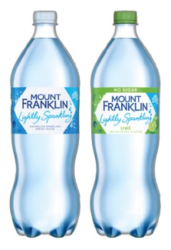 Mount+Franklin+Lightly+Sparkling+Water+1.25+Litre+Selected+Varieties