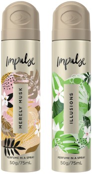 Impulse+Body+Spray+75mL+Selected+Varieties