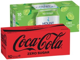Coca%E2%80%91Cola%2C+Sprite+or+Mount+Franklin+Lightly+Sparkling+Water+10x375mL+Selected+Varieties
