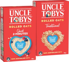 Uncle+Tobys+Traditional+or+Quick+Rolled+Oats+500g