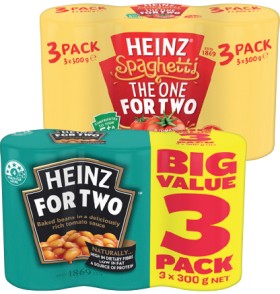Heinz+Beanz+or+Spaghetti+3x300g+Selected+Varieties