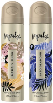 Impulse+Body+Spray+75mL+Selected+Varieties